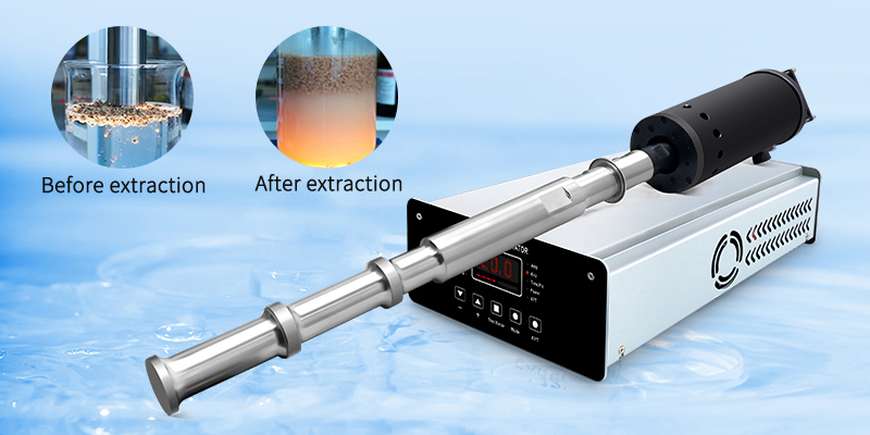 How does the intelligent, auto-frequency-tracking ultrasonic extraction system facilitate cell disruption, homogenization, dispersion, and extraction across diverse fields such as biology, pharmaceuticals, and food science?