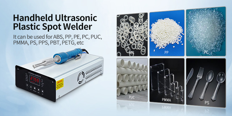 What are the specific applications of ultrasonic plastic spot welding machines?