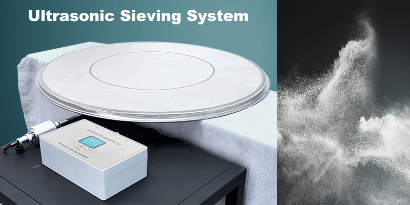 Solution of material leakage in screening process of ultrasonic vibrating sieving